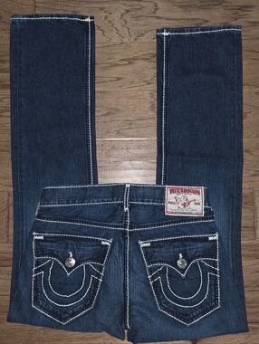 True Religion Ricky Giant Big T Vintage Usa Made Jeans